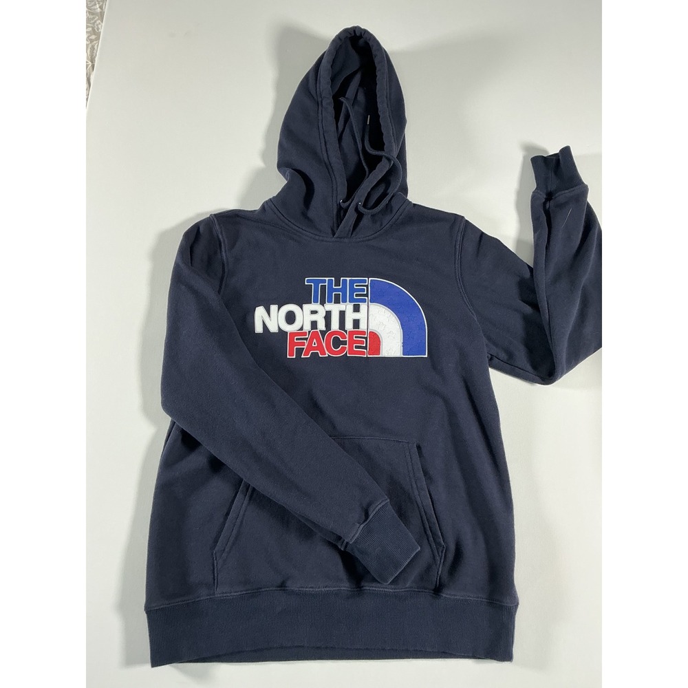 The North Face Women's Patriotic USA Logo Pullover Hoodie Navy  Size M
